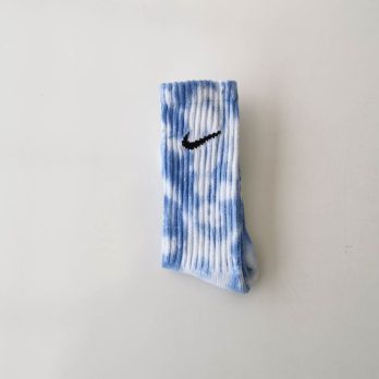 Skarpety Tie-Dye niebieskie